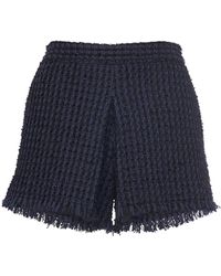 DSquared² - Tweed Bouclé High Rise Shorts - Lyst