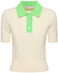 Tory Sport - Polohemd Aus Baumwollpointelle - Lyst