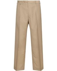 AURALEE - Tropical pantalones anchos de lana y mohair - Lyst