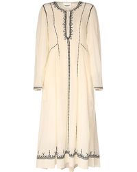 Isabel Marant - Pippa Embroidered Cotton Caftan Dress - Lyst