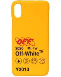 Off-White c/o Virgil Abloh Iphone Xs-cover "industrial Y013" - Gelb