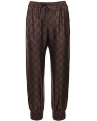 Pantalones de chándal joggers Gucci de mujer | Lyst