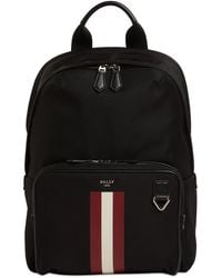Mens Bags Backpacks Bally Synthetic Mavrick Coated Nylon & Leather Backpack in Black for Men 