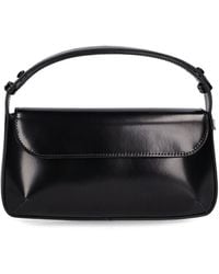 Courreges - Sleek Leather Shoulder Bag - Lyst