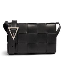 Bottega Veneta - Medium Cassette Intreccio Leather Bag - Lyst