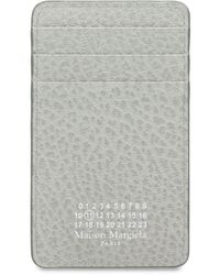 Maison Margiela - Grainy Leather Vertical Card Holder - Lyst