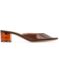 Gianvito Rossi - 45mm Hohe Mules Aus Plexiglas - Lyst