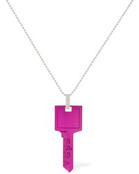 Eera - Collier à pendentif clef en diamants et or 18 k - Lyst