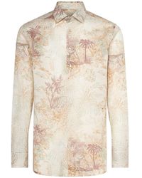 Etro - Herren Bedrucktes Baumwollhemd - Lyst