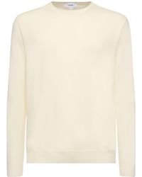 Lardini - Wool Blend Crewneck Sweater - Lyst