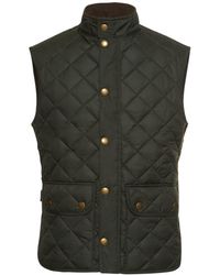 Barbour - Gilet lowerdale in cotone trapuntato - Lyst
