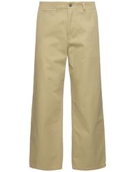 Burberry - Cotton Chino Pants - Lyst