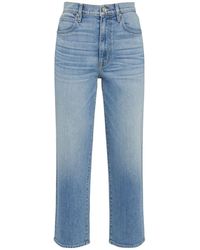 SLVRLAKE Denim - London Crop Cotton Denim Jeans - Lyst