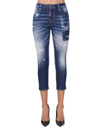 DSquared² Jeans Cropped Cool Girl In - Blu