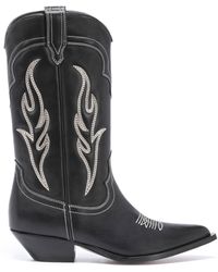 Sonora Boots - 35mm Santa Fe Leather Tall Boots - Lyst