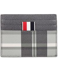 Thom Browne - Single Leather Card Holder - Lyst