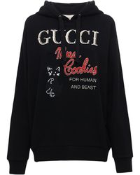 Gucci Худи С Вышивкой Mad Cookies - Черный