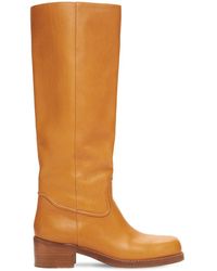 Gabriela Hearst 50mm Marion Leather Tall Boots - Brown