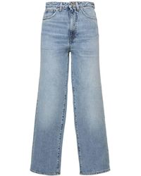 Totême - Organic Cotton Denim Flared Jeans - Lyst