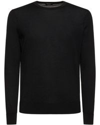 Zegna - Cashmere & Silk Crewneck Sweater - Lyst