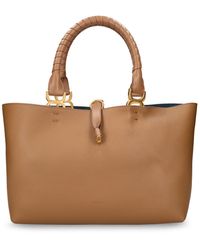 Chloé - Small Marcie Tote Leather Bag - Lyst