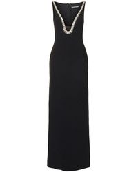 David Koma - Abendkleid Aus Cady Mit Verzierung - Lyst