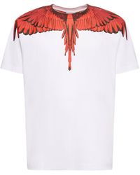 Marcelo Burlon - T-shirt icon wings in jersey di cotone - Lyst