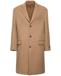 Versace - Wool & Cashmere Long Coat - Lyst