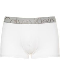 Calvin Klein Boxer Aus Baumwolle Mit Logo - Weiß