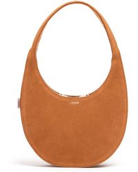 Coperni - Femme Mini Sac Double Swipe En Suède Avec Soufflet Unique - Lyst