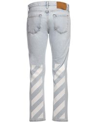 Herren Bekleidung Jeans Bootcut Jeans Off-White c/o Virgil Abloh Jeans mit Bleached-Effekt für Herren 