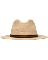 Borsalino - Argentina 6Cm Brim Straw Panama Hat - Lyst