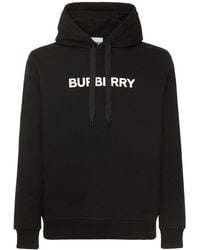 Burberry - Logo Hoodie - Lyst