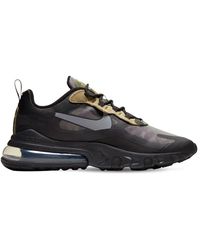 Nike Air Max 270 React White Black Metallic Pewter For Men Lyst Nike Air Max 270 React White Black Metallic Pewter For Men Lyst