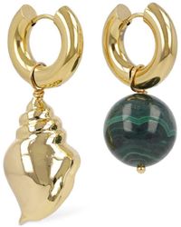 Timeless Pearly - Pearl & Shell Mismatched Earrings - Lyst