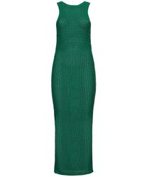 St. Agni - Mujer Vestido Largo De Crochet De Algodón - Lyst