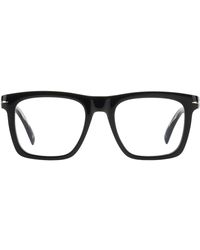 DB EYEWEAR BY DAVID BECKHAM Db Squared Acetate Optical Glasses - Black