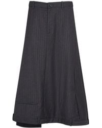 Balenciaga - Wool A-line Skirt - Lyst