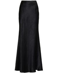 Nanushka - Langer Rock Aus Satin "harlow" - Lyst