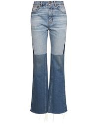 Chloé - Mujer Jeans Acampanados De Denim De Algodón - Lyst