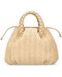 Hereu - Medium Bombon Raffia Top Handle Bag - Lyst