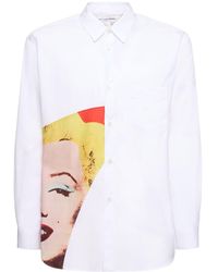 Comme des Garçons - Andy Warhol Printed Cotton Poplin Shirt - Lyst