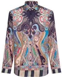 Etro - Hemd Mit Paisley-Print - Lyst