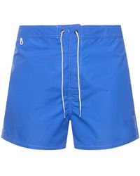 Sundek - Fixed Waist Nylon Swim Shorts - Lyst