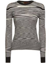 Missoni - Silk & Cashmere Knit Crewneck Sweater - Lyst