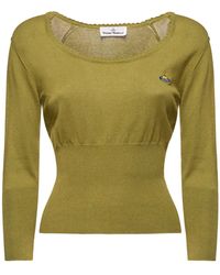 Vivienne Westwood - Bebe Logo Cotton & Cashmere Knit Sweater - Lyst