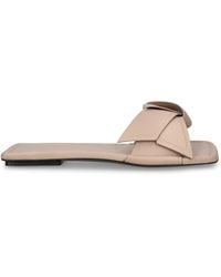 Acne Studios - 05Mm Musubi Leather Slides - Lyst