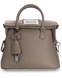 Maison Margiela - Mini 5ac Grained Leather Top Handle Bag - Lyst