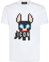 DSquared² - Ciro Printed Cotton T-Shirt - Lyst