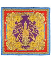 Versace Seidenschal Mit Heritagedruck - Mehrfarbig